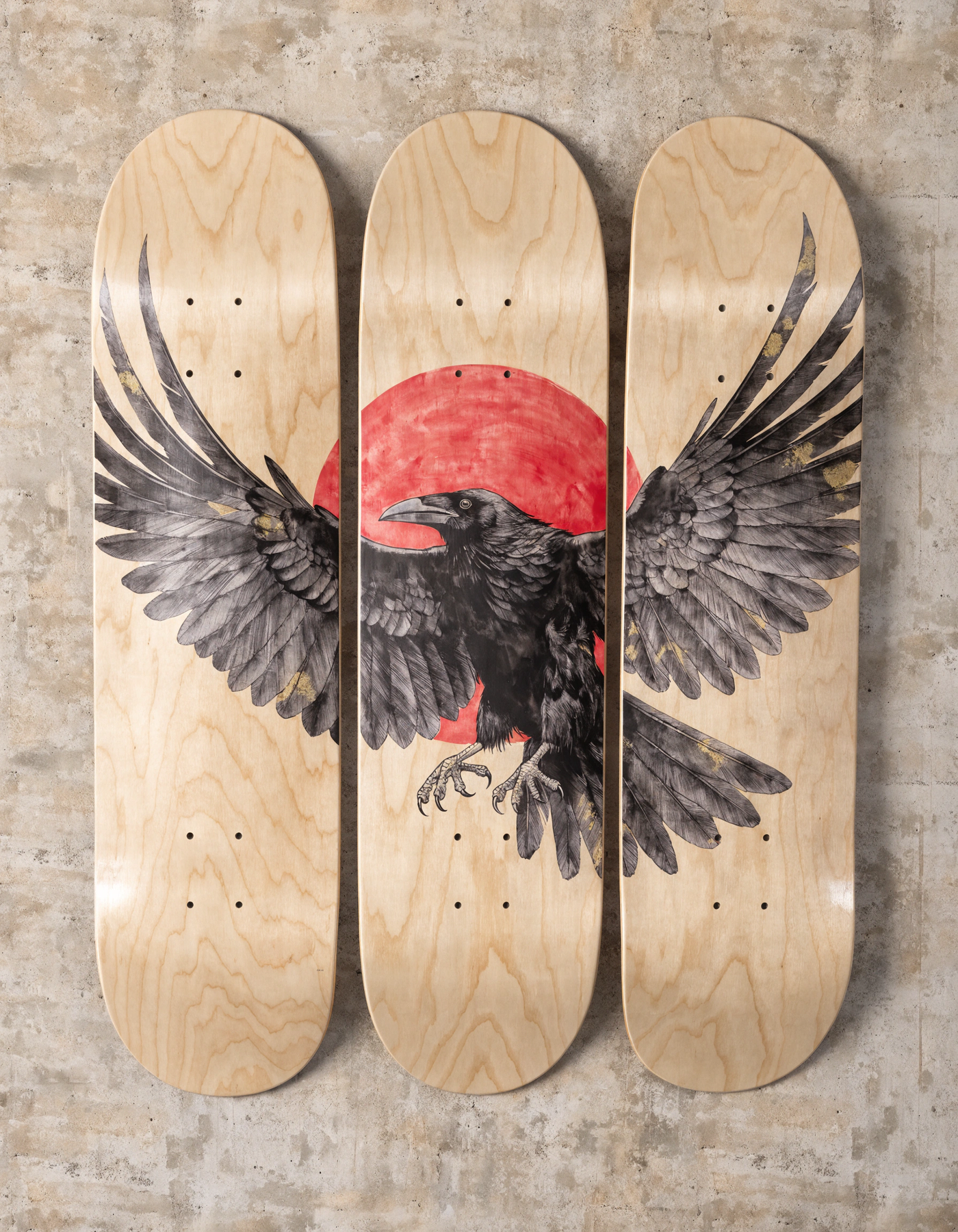 CORBEAU SOLEIL NOIR